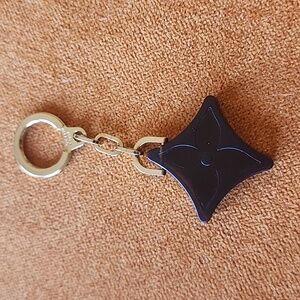 NWOT Louis Vuitton Brown Floral Flower Charm Gold Hardware Ring